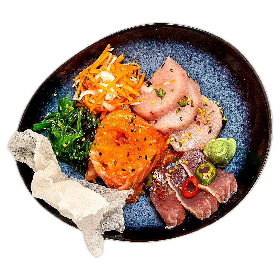 Mix sashimi, 8 bitar