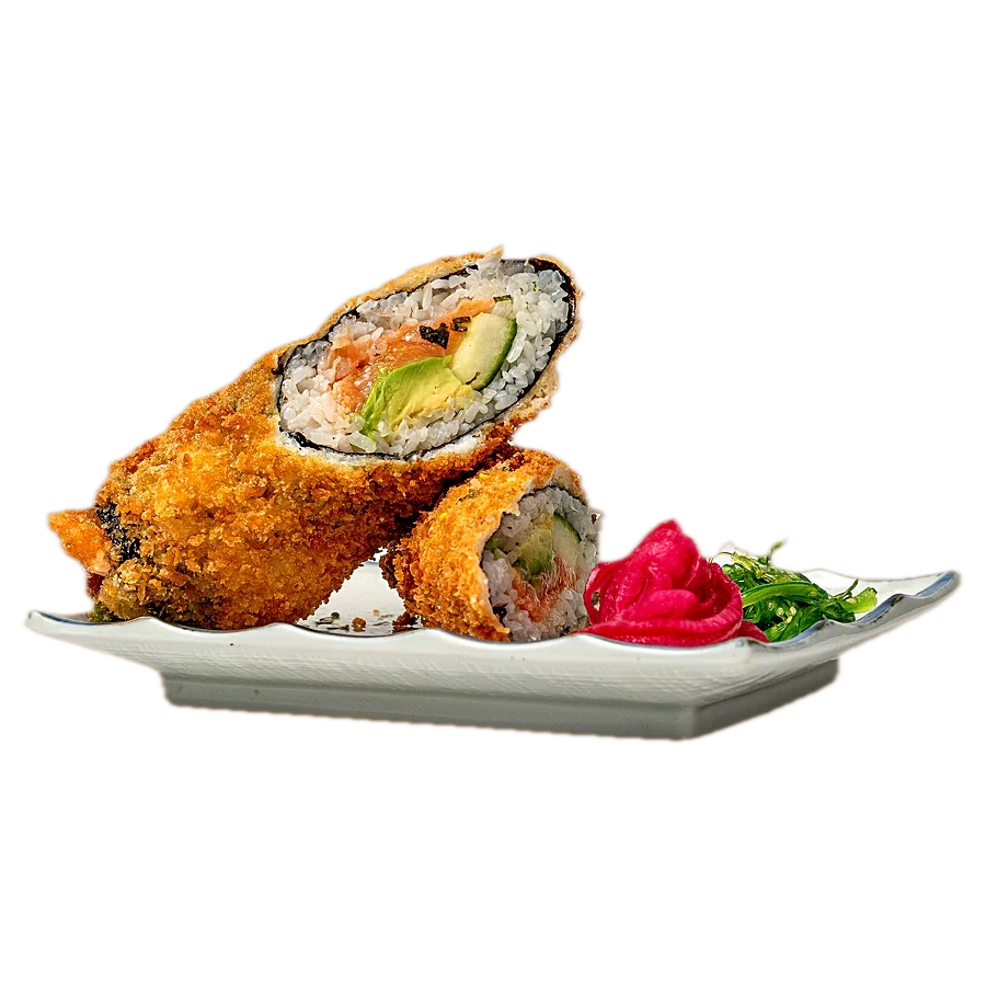 Lax, sushi burrito